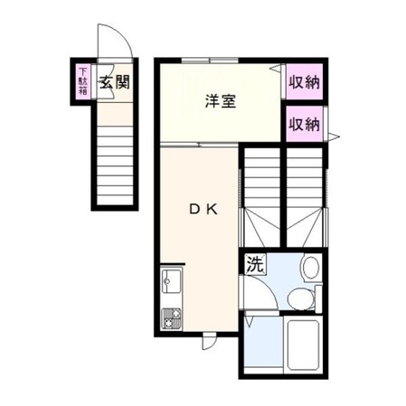 ハル外苑の物件間取画像